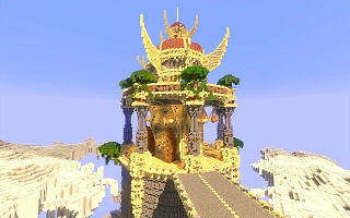 Illustration for article titled Spectacular Builds From Minecraft's "Floating Island" Contest